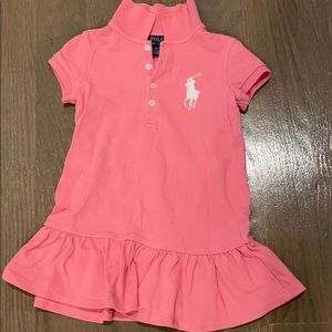 Pink Ralph Lauren Shortsleeve Dress - 2T